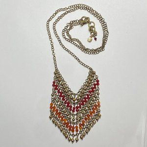 Lucky Brand Native American Inspired Beaded Necklace